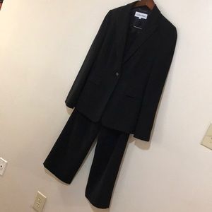 Calvin Klein Black Big Button Pantsuit